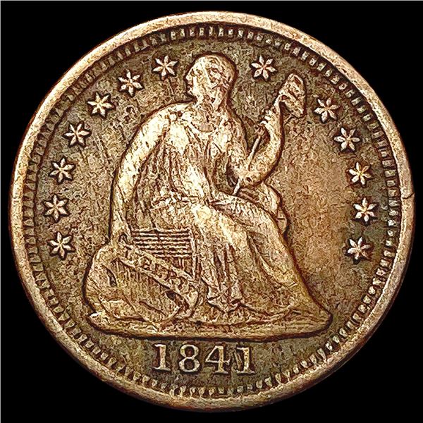 1841-O Seated Liberty Half Dime NEARLY UNCIRCULATE