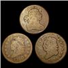 Image 1 : 1803-1814 Early US Large Cents Lot [3 Coins] NICEL