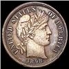 1898 Barber Dime CHOICE AU