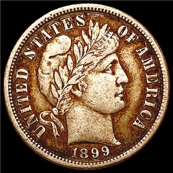 1899-S Barber Dime NEARLY UNCIRCULATED