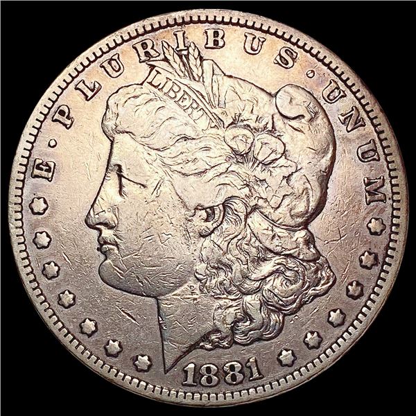 1881-CC Morgan Silver Dollar LIGHTLY CIRCULATED