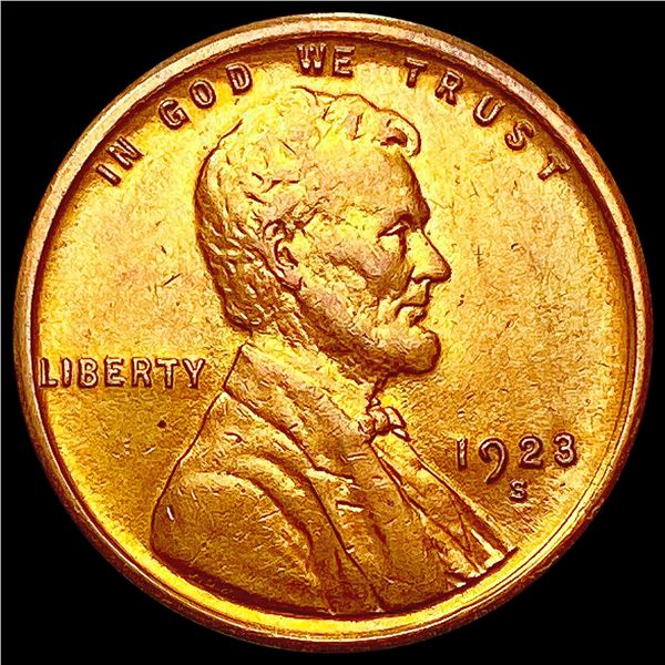 1923-S RED Wheat Cent UNCIRCULATED
