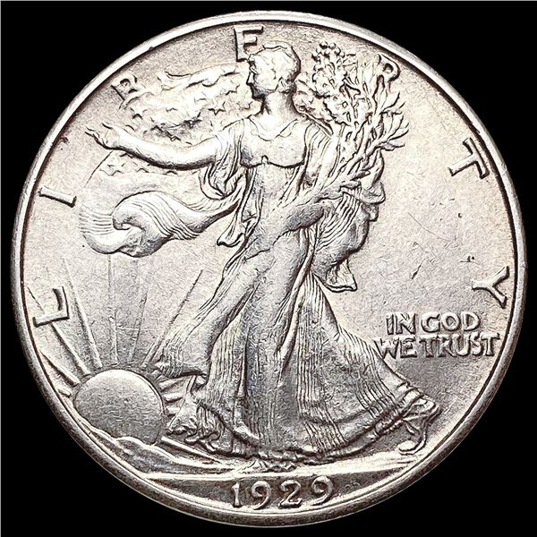 1929-D Walking Liberty Half Dollar CLOSELY UNCIRCU