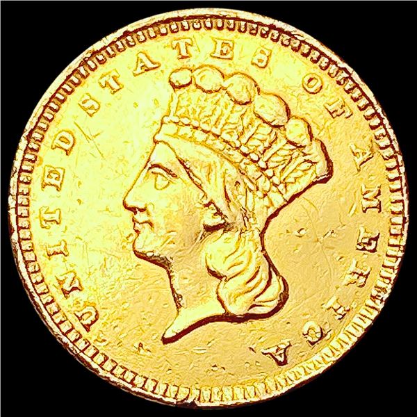 1857 Rare Gold Dollar CLOSELY UNCIRCULATED