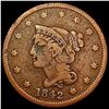 1842 Braided Hair Large Cent NICELY CIRCULATED