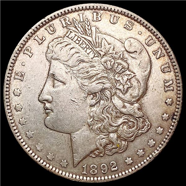 1892 Morgan Silver Dollar CLOSELY UNCIRCULATED