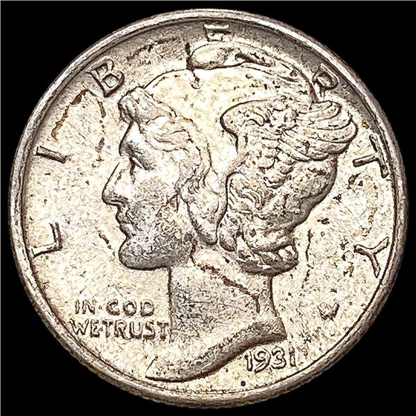 1931-S Mercury Dime CHOICE BU