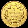 Image 2 : 1868 $3 Gold Piece CLOSELY UNCIRCULATED
