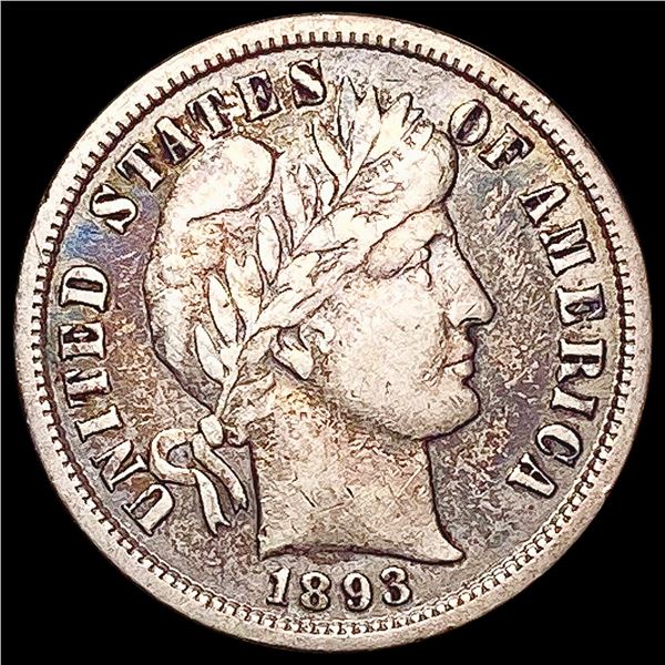 1893-S Barber Dime LIGHTLY CIRCULATED