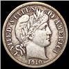 Image 1 : 1910-D Barber Dime LIGHTLY CIRCULATED