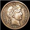 Image 1 : 1901-S Barber Dime LIGHTLY CIRCULATED