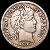 Image 1 : 1902-S Barber Dime LIGHTLY CIRCULATED