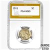 1913 Buffalo Nickel PGA MS65