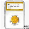 Image 1 : 1871 Two Cent Piece PGA PR64+ RED