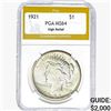 Image 1 : 1921 Silver Peace Dollar PGA MS64 HR