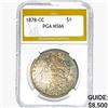 Image 1 : 1878-CC Morgan Silver Dollar PGA MS66