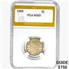 Image 1 : 1909 Liberty Victory Nickel PGA MS65