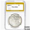1890-S Morgan Silver Dollar PGA MS66