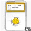 Image 1 : 1906 $2.50 Gold Quarter Eagle PGA MS67