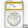 Image 1 : 1878-CC Morgan Silver Dollar PGA MS63
