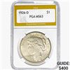 Image 1 : 1926-D Silver Peace Dollar PGA MS63