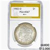 Image 1 : 1902-O Morgan Silver Dollar PGA MS67 BU++