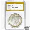 1904-O Morgan Silver Dollar PGA MS66