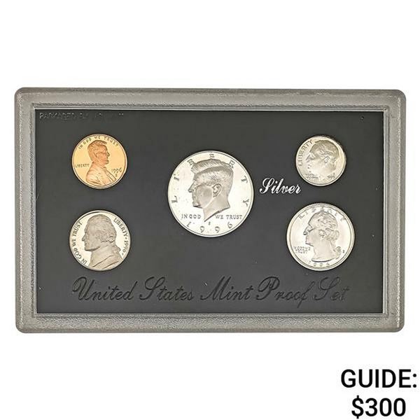 1996 5-Coin U.S. Mint Silver Proof Set