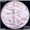 Image 1 : 1916-S Walking Liberty Half Dollar UNCIRCULATED