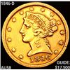 1846-D $5 Gold Half Eagle CHOICE AU
