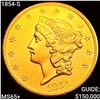 1854-S $20 Gold Double Eagle GEM BU +