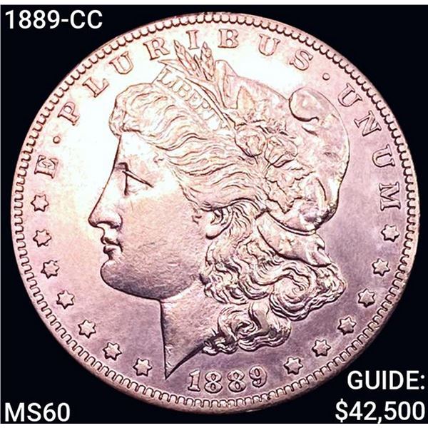 1889-CC Morgan Silver Dollar UNCIRCULATED