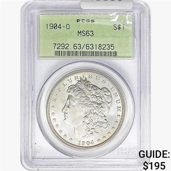 1904-O Morgan Silver Dollar PCGS MS63