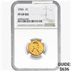 1956 Wheat Cent NGC PF69 RD