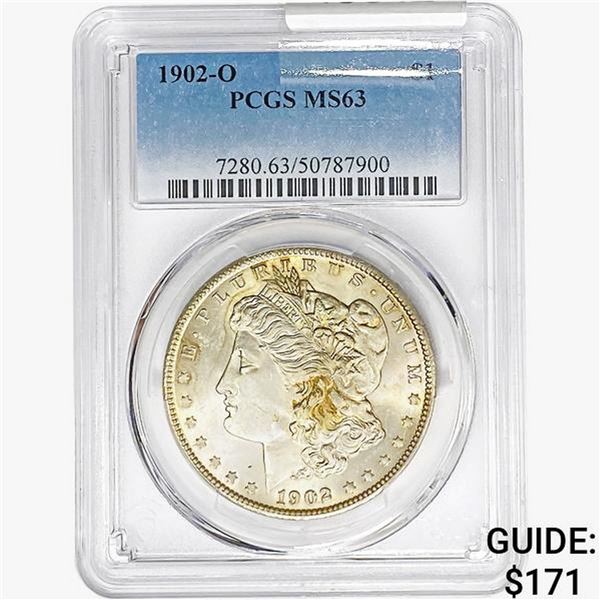 1902-O Morgan Silver Dollar PCGS MS63