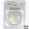 Image 1 : 1881-S Morgan Silver Dollar PCGS MS64
