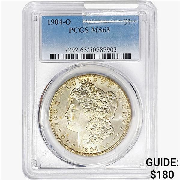 1904-O Morgan Silver Dollar PCGS MS63
