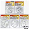 2013-W Silver Eagle 5-Coin Set ANACS