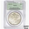 1880-S Morgan Silver Dollar PCGS MS64