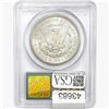 Image 2 : 1884-CC Morgan Silver Dollar PCGS MS63