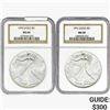 [2]21990-1991 Silver Eagle NGC MS69