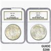 Image 1 : [2]1922 Silver Peace Dollar NGC MS64