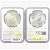 Image 2 : [2]1923 Silver Peace Dollar NGC MS64