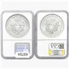Image 2 : [2]1987 & 1994 Silver Eagle NGC MS69