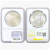 Image 2 : [2]1923 Silver Peace Dollar NGC MS64