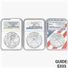 Image 1 : [3]2012-2019 Silver Eagle NGC MS69