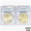 Image 1 : [2]1923 Silver Peace Dollar PCGS MS64