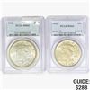Image 1 : [2]1922 Silver Peace Dollar PCGS MS64