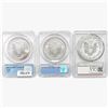 Image 2 : [3]2008-2016 Silver Eagle ANACS/PCGS MS69-70