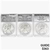 Image 1 : [3]2011-2016 Silver Eagle ANACS MS69-70